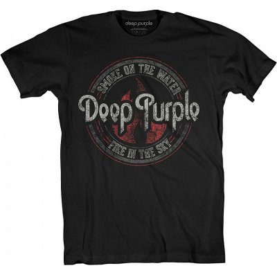 Deep Purple tričko Smoke Circle black – Zboží Dáma