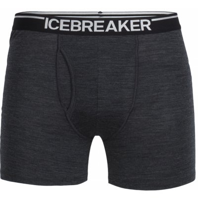 Icebreaker Mens Anatomica boxers w Fly Jet HTHRBlack – Zboží Dáma