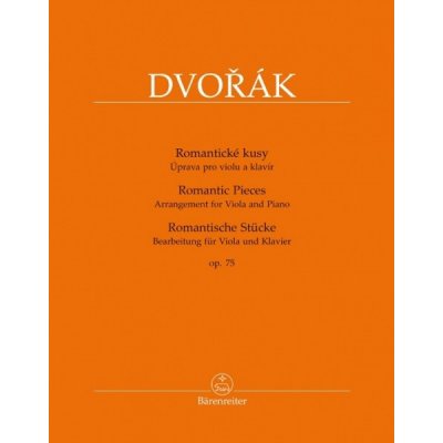 Romantické kusy op. 75 úprava pro violu a klavír – Hledejceny.cz