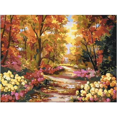 MALUJEŠ Malování podle čísel PARK Rozměr 80 x 100 cm Rámování vypnuté plátno na rám – Hledejceny.cz