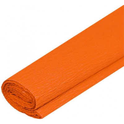 JUNIOR Krepový papír JUNIOR - tm. oranžový 06 – Zboží Dáma