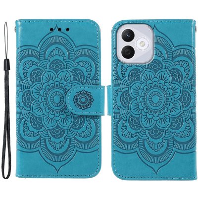 Mandala knížkové pouzdro na Honor 400 Lite - modré – Zboží Živě