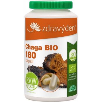 ZdravýDen BIO Chaga Raw 180 tablet