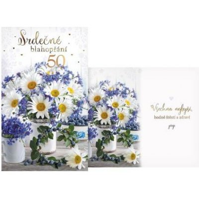 MFP přání k narozeninám 50 M11-557 T PRANI_T_2378 – Sleviste.cz