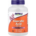 Now Foods Foods Caprylic Acid kyselina kaprylová 600 mg 100 kapslí – Hledejceny.cz
