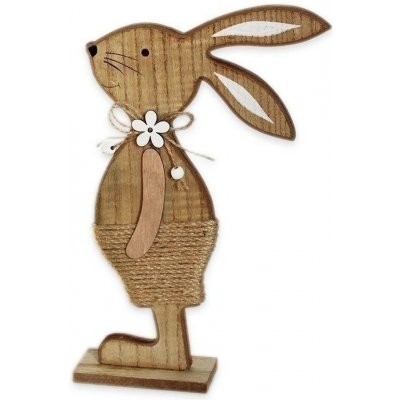 Zajíc dřevo 20,5cm natural – Hledejceny.cz