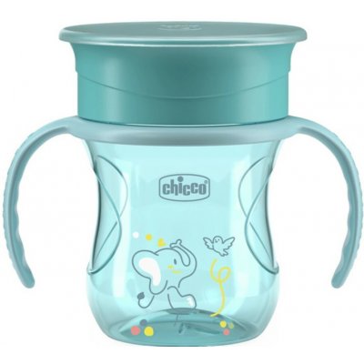 CHICCO Hrneček 360 Perfect X s držadly teal 200 ml – Zboží Dáma
