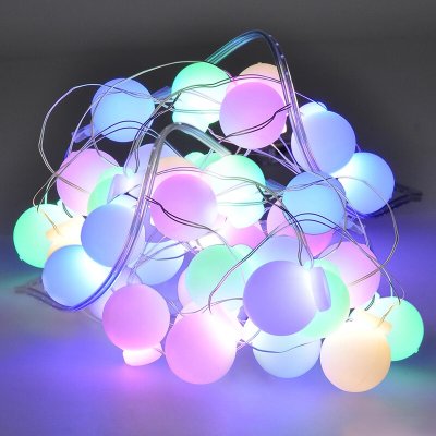 Solight LED vánoční řetěz s barevnými kuličkami 40 LED 4 m na baterie – Hledejceny.cz