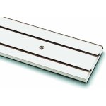 GARDINIA Záclonová kolejnička GE2 plastová s MDF jádrem, bílá, 77 mm x 150 cm – Zboží Mobilmania