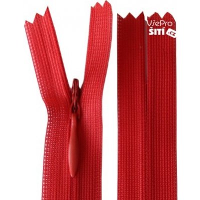 zip skrytý spir ČERVENÝ No3 4407XX – Hledejceny.cz