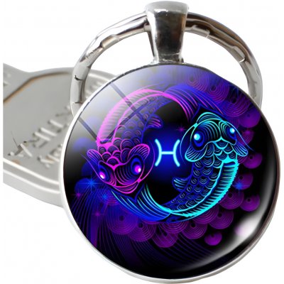 Gaira přívěsek na klíče Zodiac 30802 Ryby – Zboží Dáma