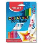 Maped 6808 Dětské fixy Color'Peps Duo Stamp 8 ks – Zboží Dáma