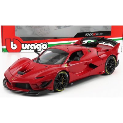 Bburago Ferrari Fxx k Evo Hybrid 6.3 V12 1050hp 2018 Exclusive Carmodel Rosso Fuoco Červená Barva 1:18 – Zbozi.Blesk.cz