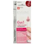 Eveline Cosmetics Nail Therapy Professional Vyživující barevný lak na nehty 6v1 shimmer pink 5 ml – Zboží Dáma