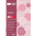 Happy Color Blok Deco Rose A4 170g 20 listů 4 barvy růžovo-červené odstíny HA 3717 2030 062 – Zboží Dáma