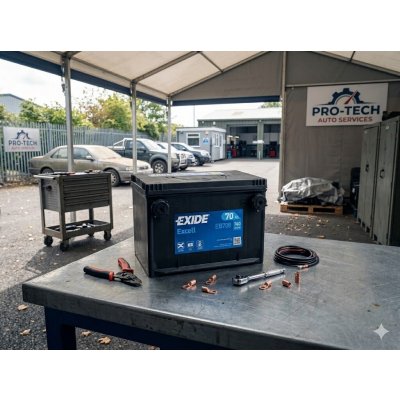 Exide Excell 12V 70Ah 740A EB708 – Zboží Mobilmania