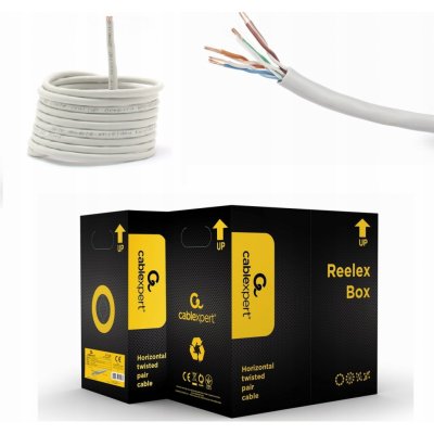 Gembird UPC-5004E-SO UTP Cat5e, drát, měď, 305m, šedý – Zboží Živě