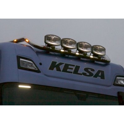 Střešní nerezový rám Kelsa HiBar Uzký pro Scania Next Generation R&S Vysoká kabina | Zboží Auto