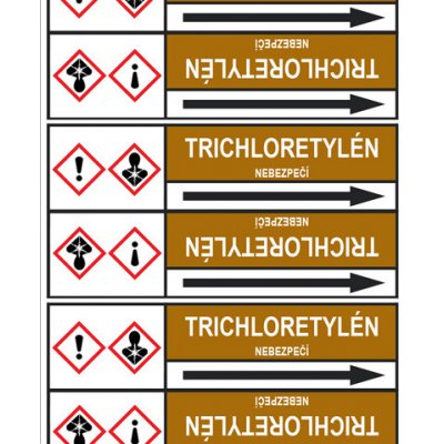 Značení potrubí, trichloretylén – Zbozi.Blesk.cz