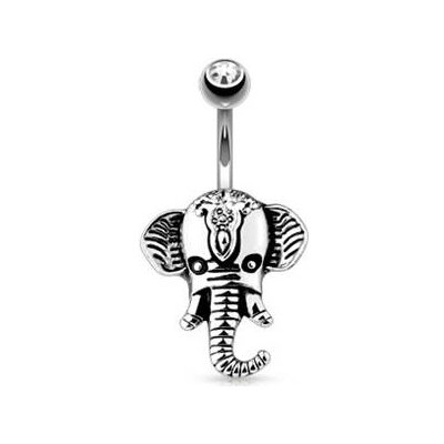 Šperky4U piercing do pupíku slon WP01307 – Zboží Mobilmania