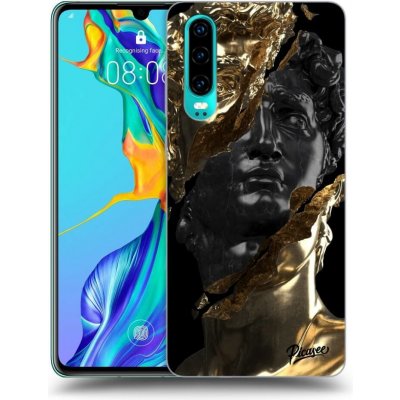 Pouzdro Picasee silikonové Huawei P30 - Black Gold černé – Zbozi.Blesk.cz