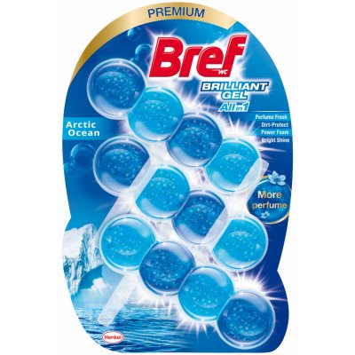 Bref Brilliant Gel Arctic Ocean WC blok 3 x 42 g – Hledejceny.cz