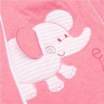 New Baby Zimní kombinézka Winter Elephant růžová – Zboží Mobilmania
