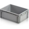 Úložný box TBA Plastová Euro přepravka 400x300x170 mm plný úchyt