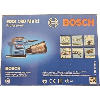 Bosch GSS 160-1 A Professional 0.601.2A2.200 – Zboží Mobilmania