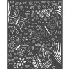 Kreslící šablona MixMedia šablona 20x25cm Amazonia mayské písmo a motýly