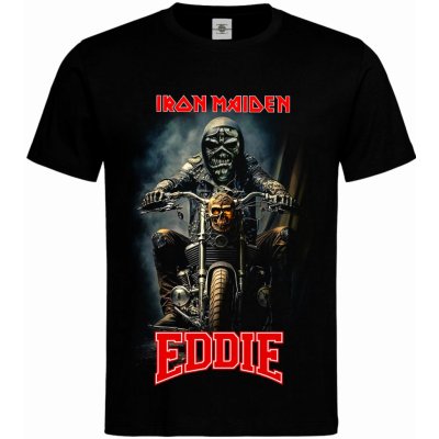 tričko Iron Maiden Eddie Černá – Zboží Dáma