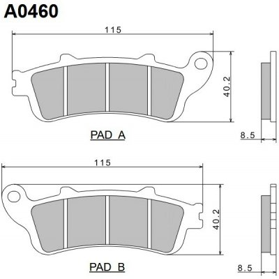 Brzdové destičky NISSIN přední HONDA X-11 Eleven rok 99-03 – Sleviste.cz