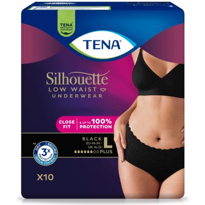 Tena Lady Pants Plus Black L 8 ks 785291 – Zboží Dáma