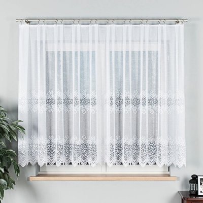 Záclona Julie obšití okrajů a tunýlek 8 cm 130 – Zboží Mobilmania