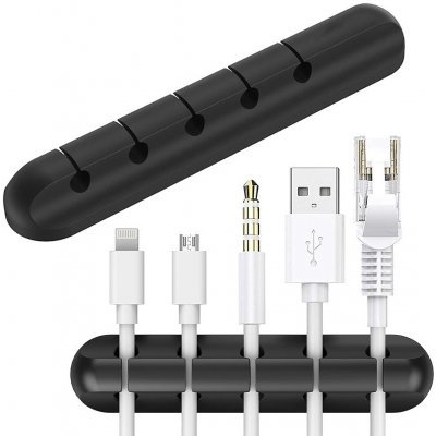 1Mcz organizér kabelů, držák na kabely samolepící pětimístný 45414 – Zboží Živě