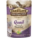 Carnilove Cat Pouch Quail & Dandelion sterilized 85 g – Zbozi.Blesk.cz