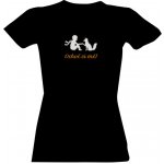 Tričko s potiskem Malý princ a liška dámské Černá – Sleviste.cz