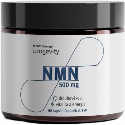 MOVit Energy LONGEVITY NMN 500 mg 60 kapslí – Zboží Dáma