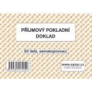 Tiskopis Optys 1318 Příjmový pokladní doklad A6 samopropisovací 50 listů