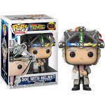 Funko Pop! Back to the FutureDoctor Emmett Brown with helmet 9 cm – Zboží Mobilmania