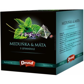Druid Čaj bylinný Meduňka & Máta s levandulí Premium 21,6 g