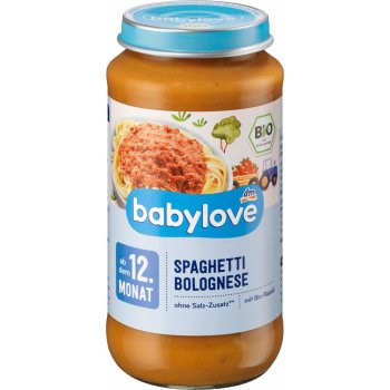 Babylove Bio boloňské špagety 250 g