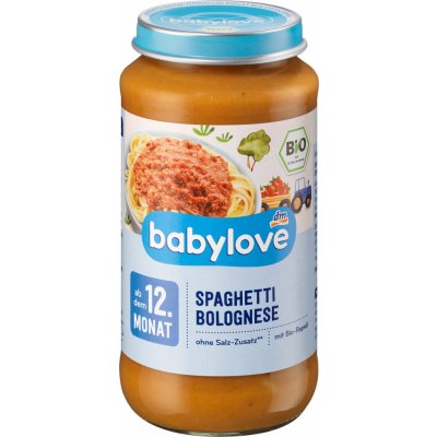 Babylove Bio boloňské špagety 250 g