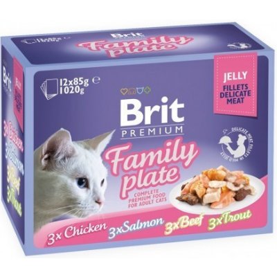 Brit premium cat Jelly filety 12 x 85 g