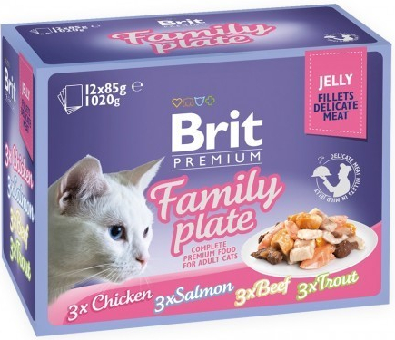 Brit premium cat Jelly filety 12 x 85 g