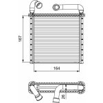 Výměník tepla, vnitřní vytápění VALEO 811506 | Zboží Auto