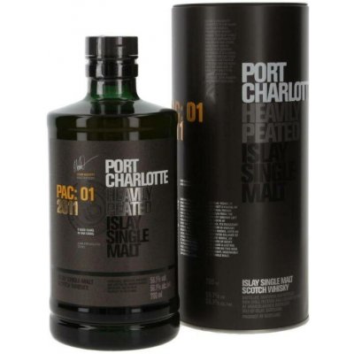 Port Charlotte PAC01 2011 Heavily Peated 56,1% 0,7 l (tuba) – Hledejceny.cz