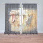 Sablio Záclony Lev art: 2ks 150x250cm – Hledejceny.cz