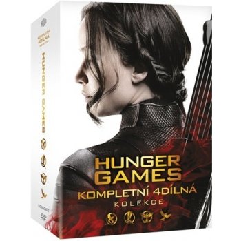 HUNGER GAMES 1 - 4 Kolekce DVD