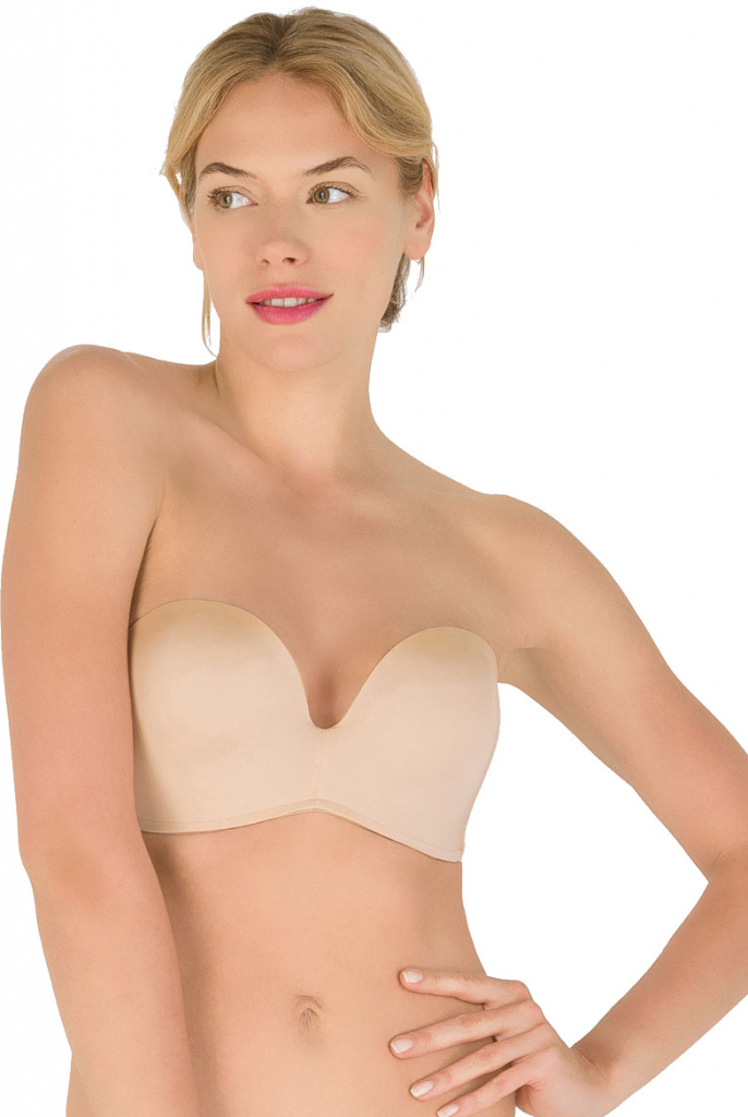 Wonderbra Ultimate Strapless bardot push-up bez kostic tělová od 1 589 Kč -  Heureka.cz